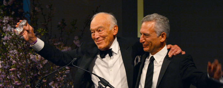 Leonard Lauder with Dr. Howard Fillit