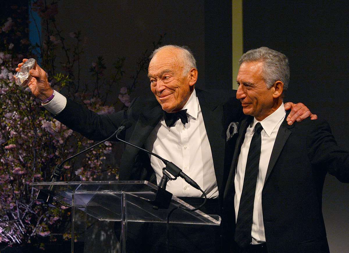 Leonard Lauder with Dr. Howard Fillit