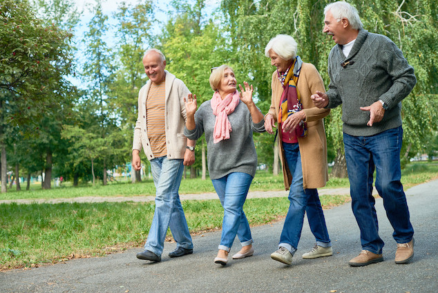 Can a decline in your ability to walk and talk at the same time be a sign of brain aging?