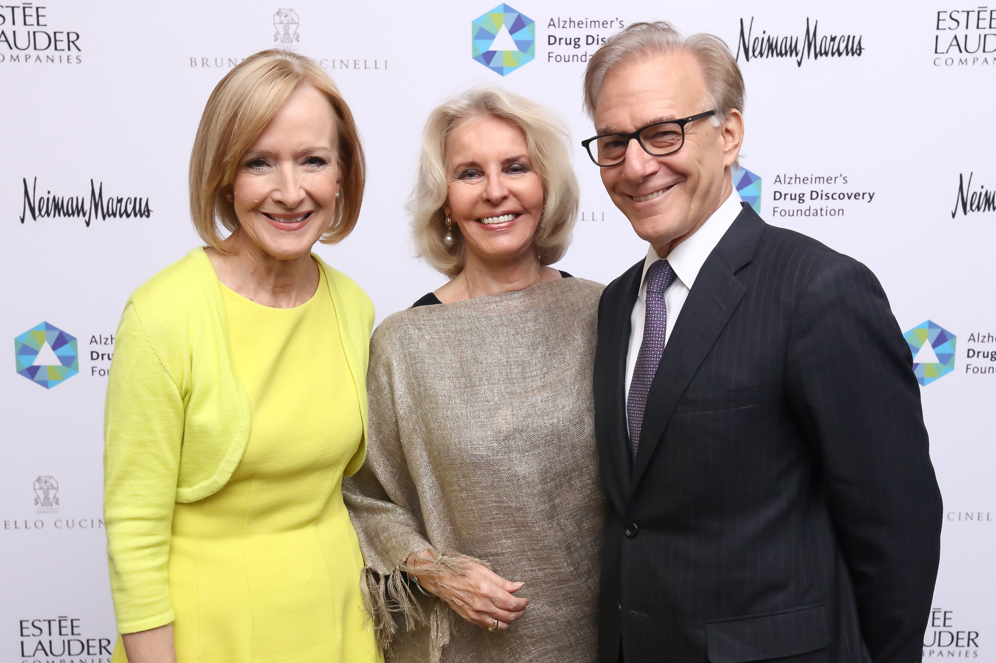 Judy Woodruff, Sally Quinn, and David Ignatius at the Seventh Annual Great Ladies Luncheon and Fashion Show